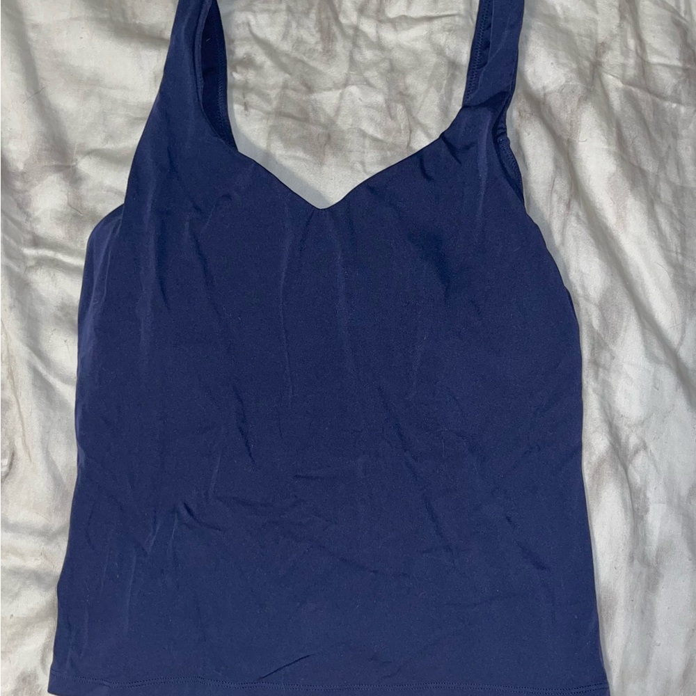 OFFLINE by Aerie Navy Blue Tank Top